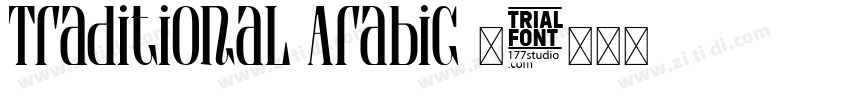 Traditional Arabic 常字体转换